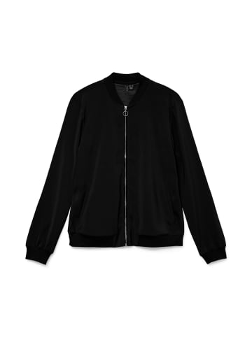 Vero Moda Leichte Bomber Jacke für Alltagslook Dünner Blouson in Schwarz