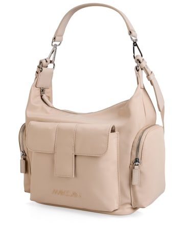 MARC CAIN Nylon-Hobo Bag Rethink Together in Braun