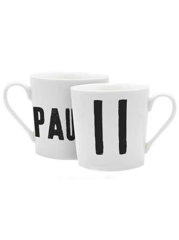 Geda Labels Tasse Pause in Weiß - 350 ml