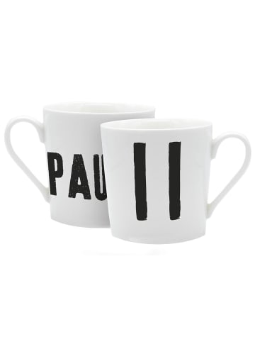 Geda Labels Tasse Pause in Weiß - 350ml