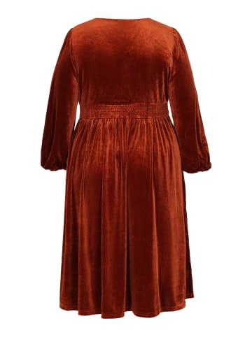 NAEMI Women Plus Size Dress in Camel