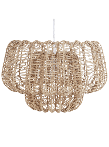 Beliani Pendelleuchten SAISI in Beige - (W) 48 x (H) 120 x (L) 48 cm