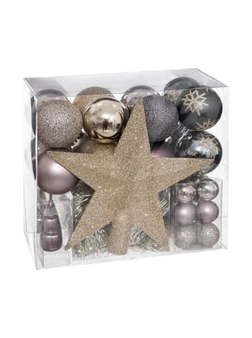 Atmosphera Créateur d'intérieur Weihnachtskugeln in beige