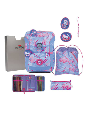 DerDieDas DerDieDas ErgoFlex Easy Superflash Magic Unicorn Schulranzenset 5-teilig