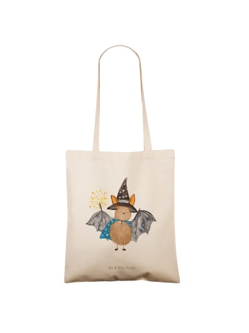 Mr. & Mrs. Panda Shopper Fledermaus Zauberer ohne Spruch in Creme