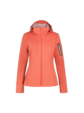 Icepeak Bridgewater Softshelljacke mit Kapuze in Koralle