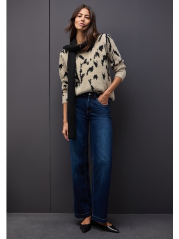 Street One Strickpullover in melange schwarz - 0001