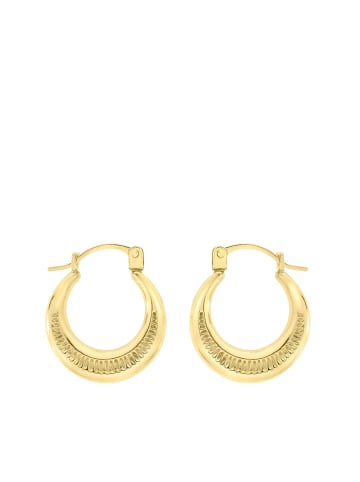 Lucardi 375 Gold Ohrringe Rund