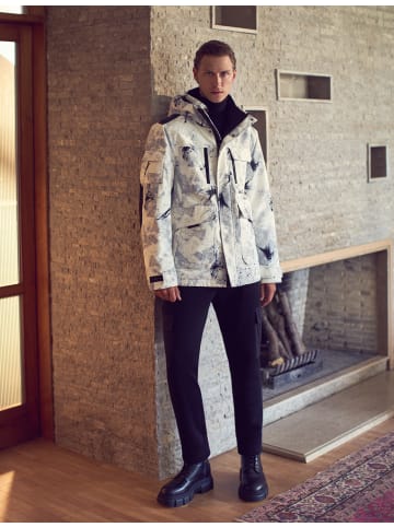 KOTON Anorak in Grau Melange Gemustert