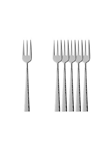 Villeroy & Boch 6er Set Kuchengabel Blacksmith 15,6 cm edelstahl in edelstahl