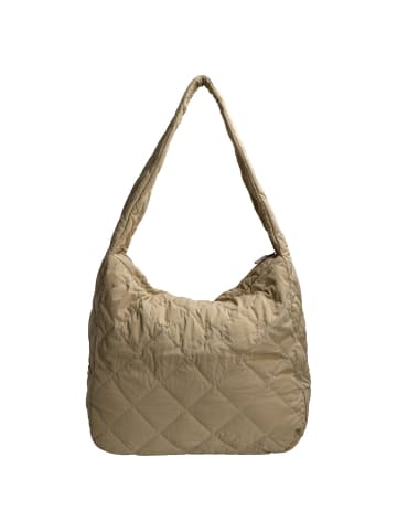 Seidenfelt Hetta Maxi Hobo - Schultertasche 42 cm (cool grey) in soft toffee