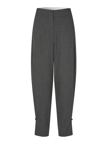 SECOND FEMALE ANJOU TROUSERS Stoffhose in Dark Grey Melange