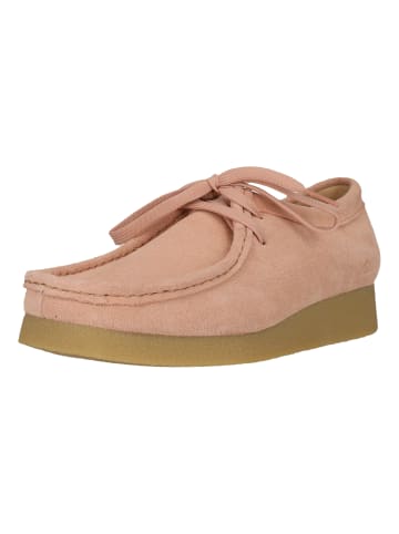 Clarks Schnürschuhe Wallabee EVO in 5342C Light Pink Suede