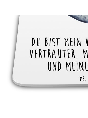 Mr. & Mrs. Panda Untersetzer für Gläser Axolotl Freundin mit Spruch in Weiß