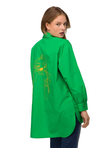 LAURASØN Hemdbluse in erbsengrün