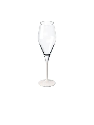Villeroy & Boch Champagnerglas, Set 4tlg. Manufacture Rock blanc in weiß