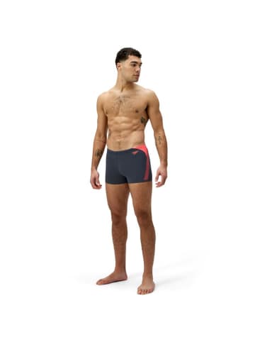 Speedo Hyperboom Badeshorts chlorbeständig in Grau