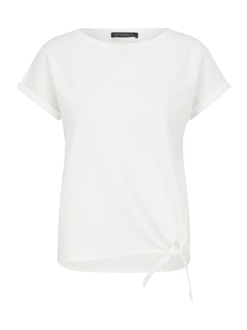 Betty Barclay Halbarm-Shirt mit Schleifenknoten in Rohweiß