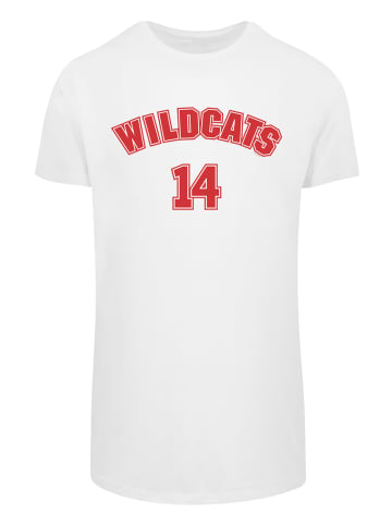 F4NT4STIC Long Cut T-Shirt Disney High School Musical The Musical Wildcats 14 in weiß