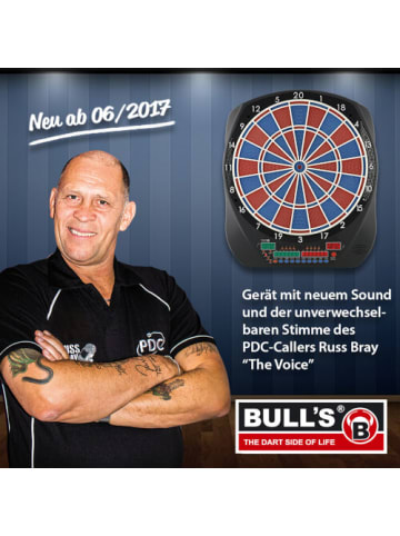 BULLS Elektronische Dartscheibe mit Zweiloch Segmenten E-Dart Flash RB-Sound