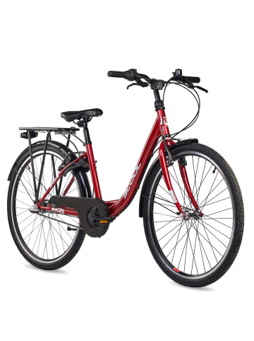 S'COOL Kinderfahrrad - chiX 26 Zoll 3-Gang | ab 10 Jahre - Red/White