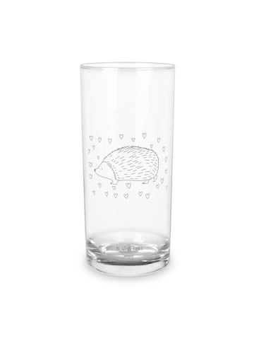 Mr. & Mrs. Panda Glas Igel Herzen ohne Spruch in Transparent