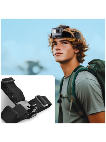 Tech Protect Tech Protect GA100 Kopfhalterung für GoPro DJI