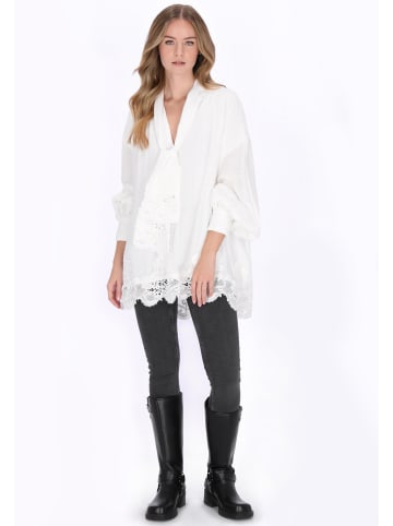 DreiMaster Women Blouse in cloud white