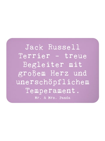 Magnet Spruch Jack Russell Terrier mit Spruch in Lavendeltraum