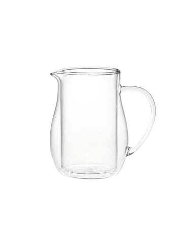 Maku Doppelwandiger Glaskrug, 700 ml in Transparent, (B) 9 x (H) 16 x (L) 15 cm