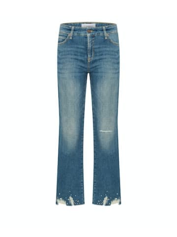 CAMBIO  Straight Leg Jeans für Damen in blau