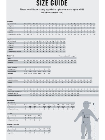 Fixoni Kinder Leggings in Schwarz