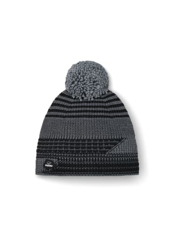 Eisbär Nona Oversize Pompon Bommelmütze Unisex in grau