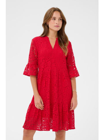 SAINT TROPEZ Kleid ZannaSZ Lockere Passform in Chinese Red