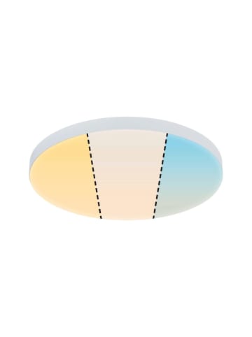 paulmann LED Panel Velora rund White Switch in Weiß - Ø300mm