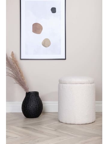 ebuy24 Pouf Limpen 4 weiß 32 x 32 cm