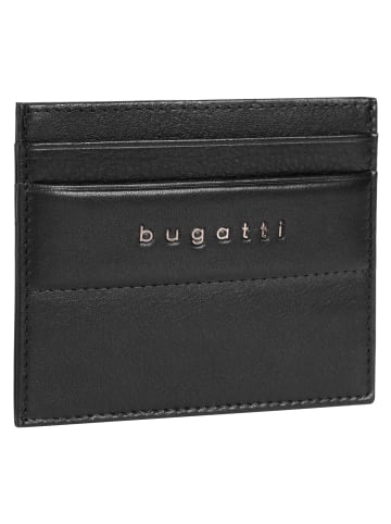 Bugatti Kreditkartenetui NOME echt Leder in schwarz