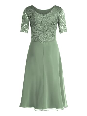 Vera Mont Cocktailkleid mit Spitze in Pale Peridot