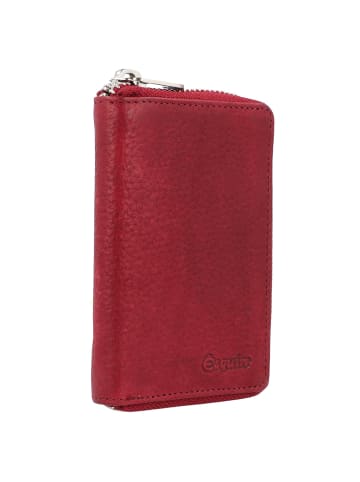 Esquire Oslo Texas Geldbörse RFID Leder 8 cm rot
