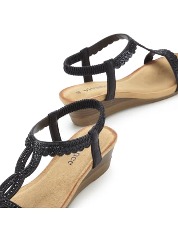 Vivance Sandalette in schwarz