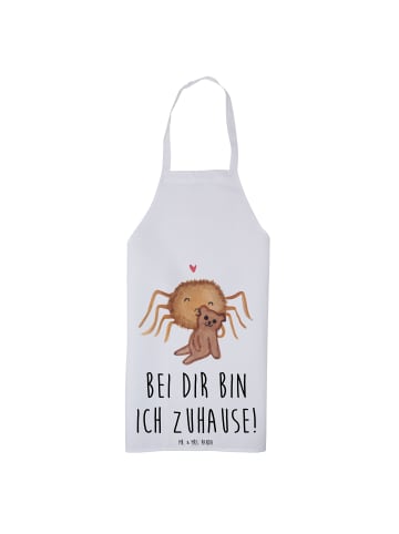 Mr. & Mrs. Panda Grillschürze Spinne Agathe Teddy mit Spruch in Weiß