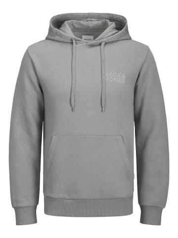 Jack & Jones Hoodie 'Corp Logo' in grau