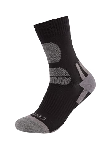 camano Wandersocken function 4er Pack black