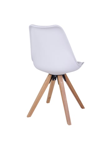 ebuy24 Benno Esszimmerstuhl  Weiß 2er Set