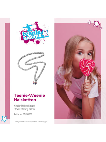 Teenie-Weenie 925 Sterling Silber Kinder Teenie-Weenie Silberschmuck Schmetterling  ca. 38cm