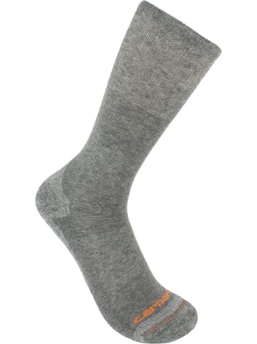 CARHARTT  Socke "Midweight Cotton-Zellulosefaser  Comfort Crew Sock 3 Pack" in Grau