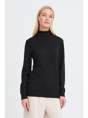 Oxmo Rollkragenpullover OXAida in Schwarz