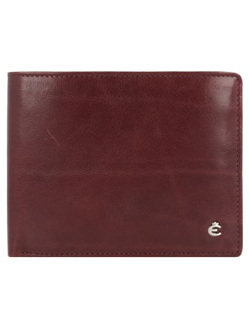 Esquire Toscana Geldbörse RFID Schutz Leder 12 cm in coffee