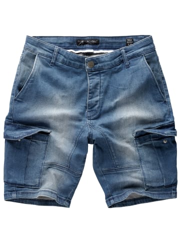 Amaci&Sons Destroyed Jeans Shorts SAN DIEGO in Used Blue (798)