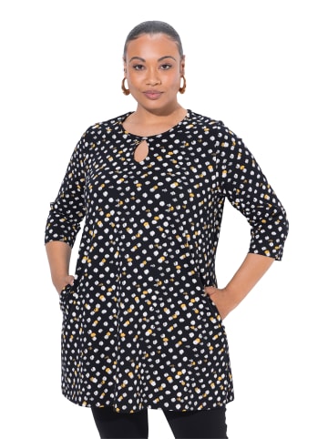 Ulla Popken Longshirt in schwarz